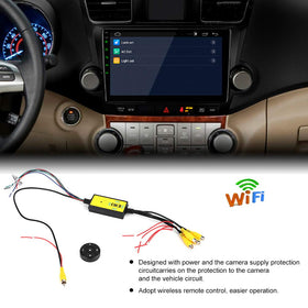 Akozon Video Switcher right view provides real-time feed for side monitoring