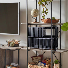Alavisxf Stackable CD Rack stable base prevents tipping when loaded