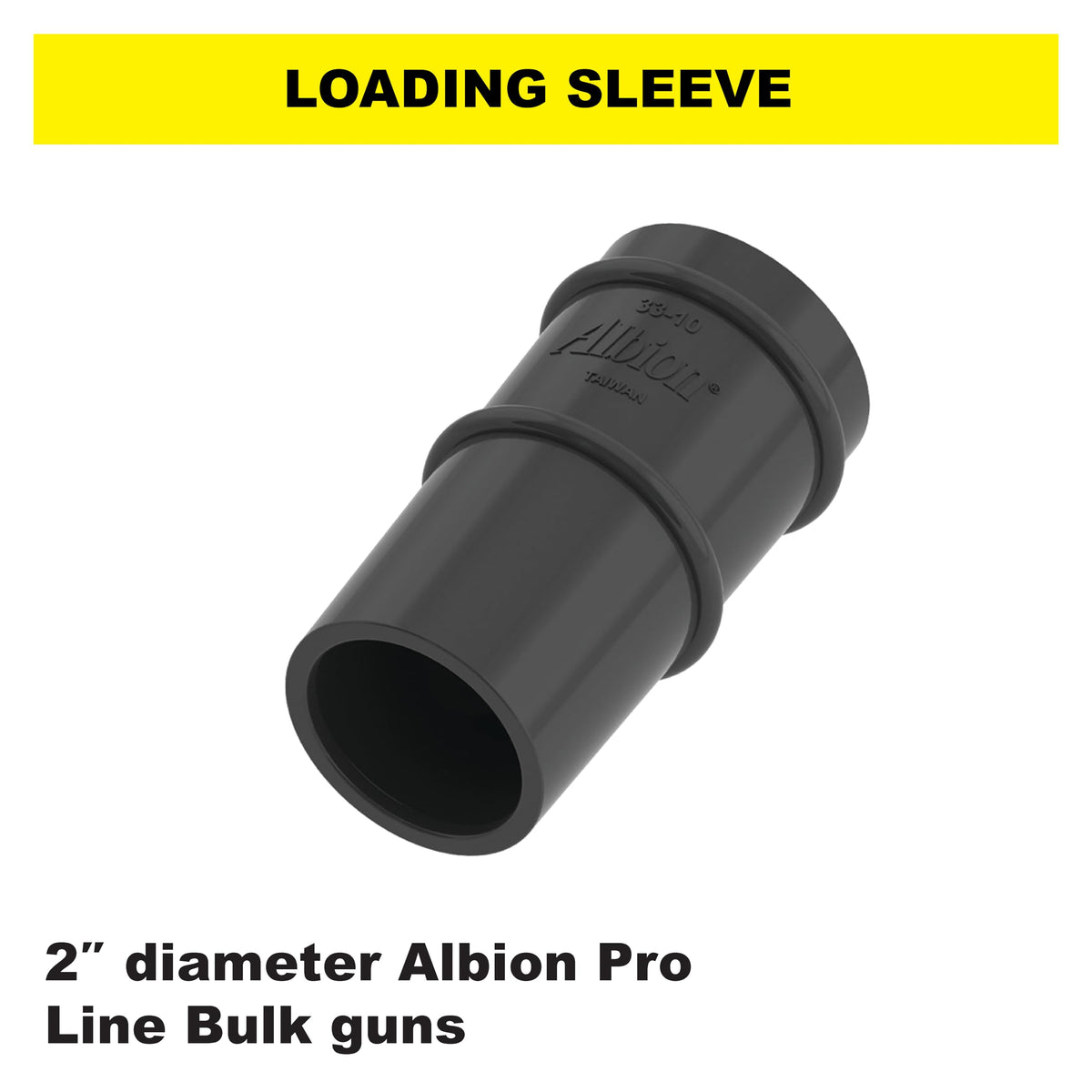 Albion loading sleeve flexible nitrile offers easy cleanup on every job