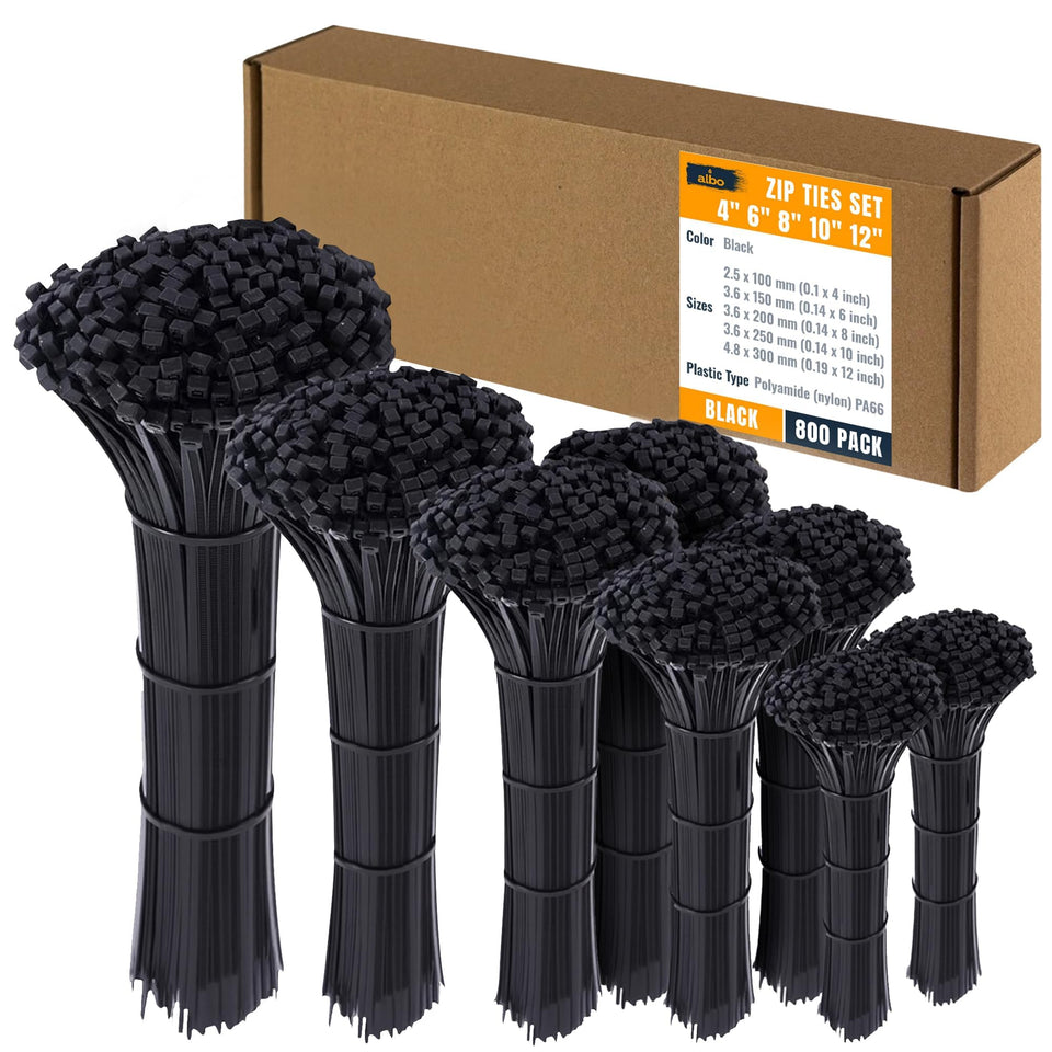Albo packaging front showing 800-pack and assorted sizes for organized storage and quick selection