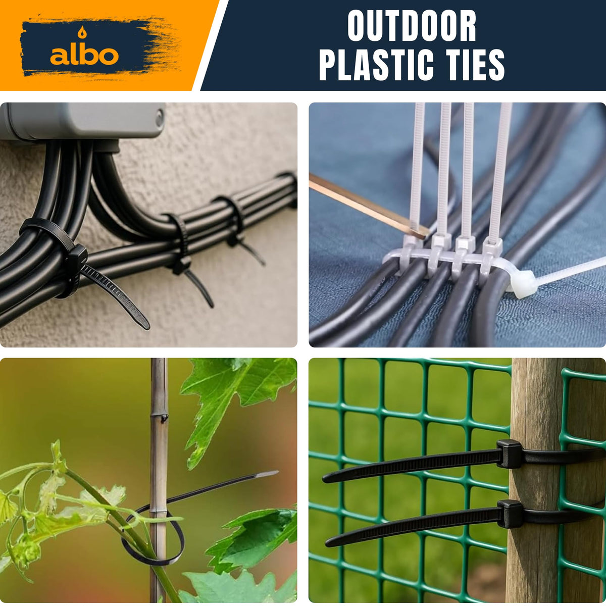 Albo trimmed tie end highlighting clean cut and no fraying