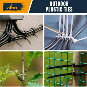 Albo trimmed tie end highlighting clean cut and no fraying