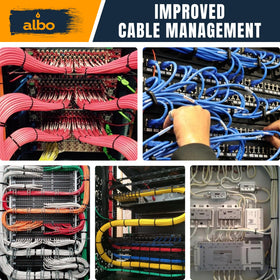 Albo lifestyle garage scene with bundled hoses and organized tools