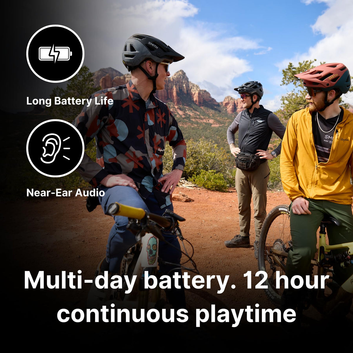 ALECK Punks 2-button controls keep music and calls accessible without removing gloves.