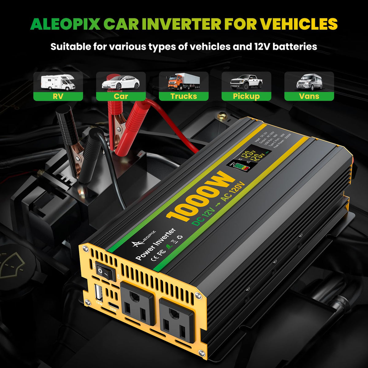 ALEOPIX 100A copper cables handle high loads safely and reliably