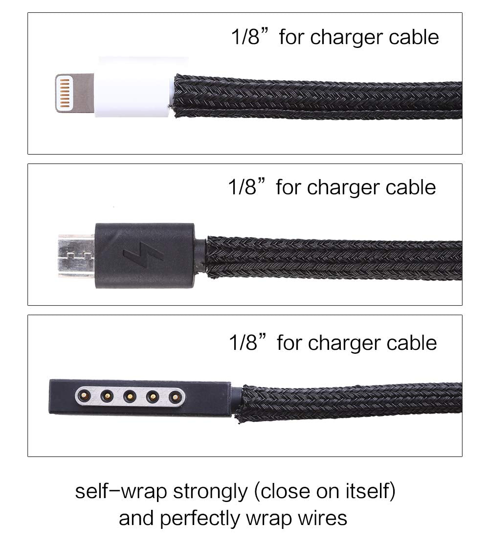 Alex Tech black insulated wire loom UL recognized for safety.