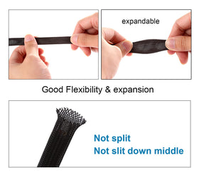 Alex Tech easy-install sleeving helps protect wires and extend life in tight spaces.