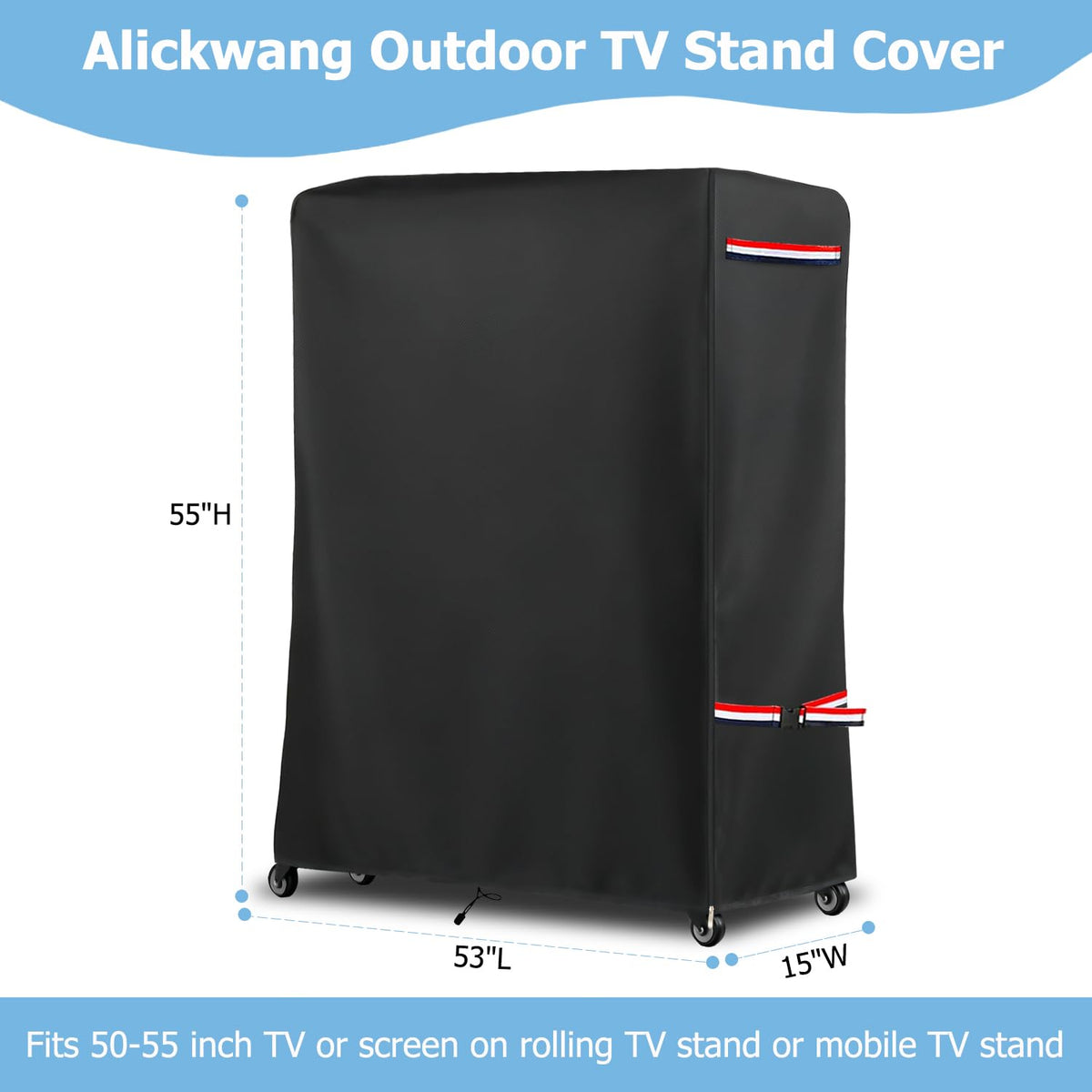Alickwang side zipper and handle detail for easy access and movement