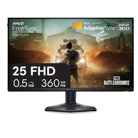 Alienware AW2523HF 360Hz action close-up for ultra-smooth competitive gameplay.