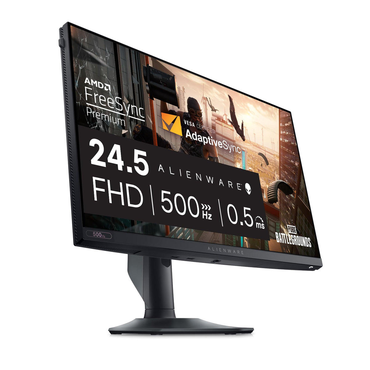 Alienware AW2524HF 500Hz OC display for ultra-smooth motion in fast-paced games.