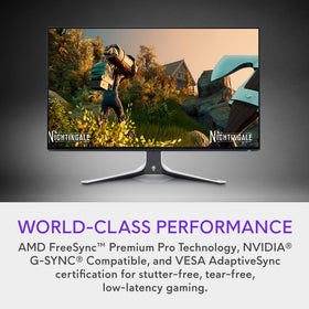 Alienware AW2723DF VESA DisplayHDR 600 for bright, detailed scenes