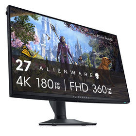 Alienware AW2725QF 4K IPS panel delivers ultra-detailed visuals for immersive gaming.