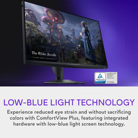 Alienware AW2725QF NVIDIA G-SYNC Compatible for tear-free action.