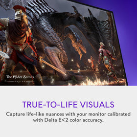 Alienware AW2725QF 0.5ms GTG for snappy, responsive gameplay.