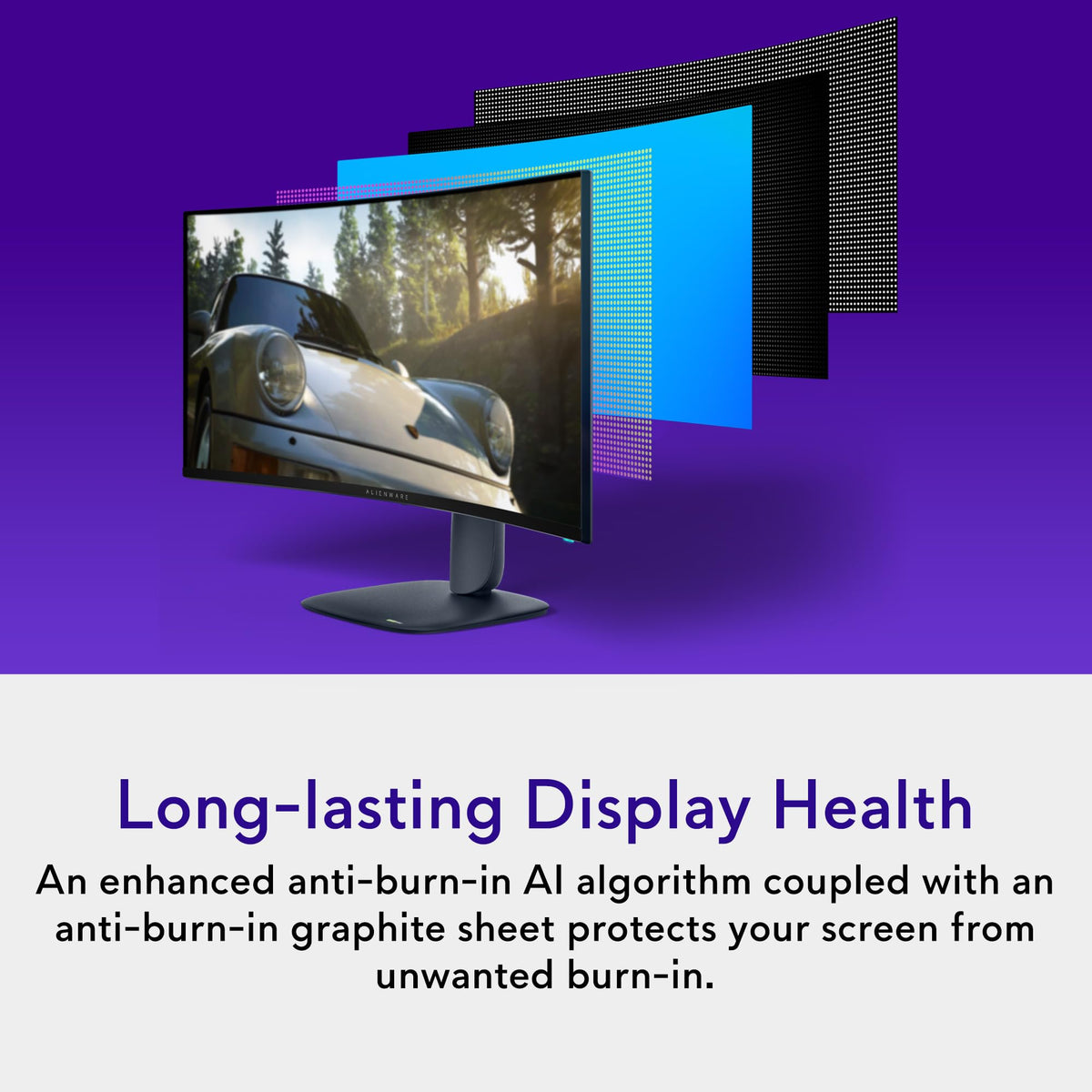 Alienware AW3425DW adaptive sync compatibility for smooth motion.