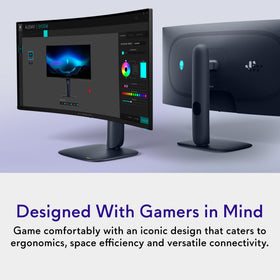 Alienware AW3425DW WQHD color-rich clarity for expansive scenes.