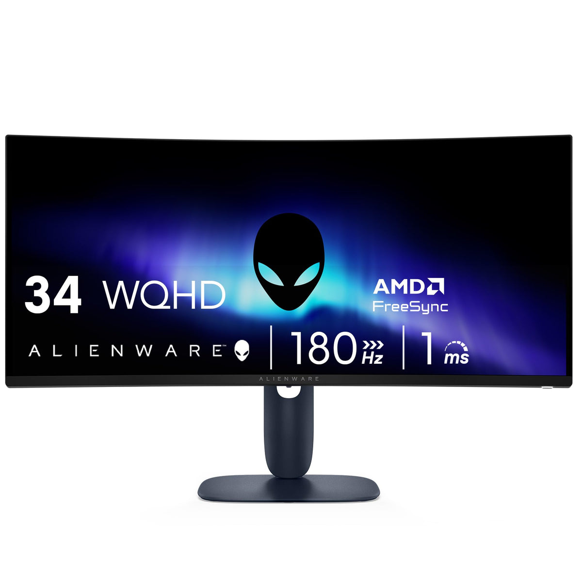 Alienware AW3425DWM ultrawide curved display for immersive gaming sessions.