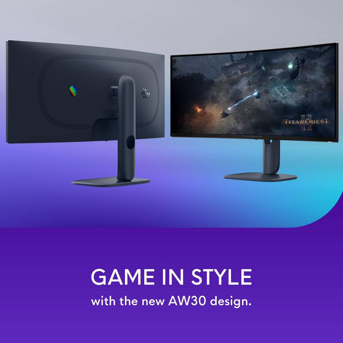 Alienware AW3425DWM 34-inch ultrawide design enhances multitasking and immersion.