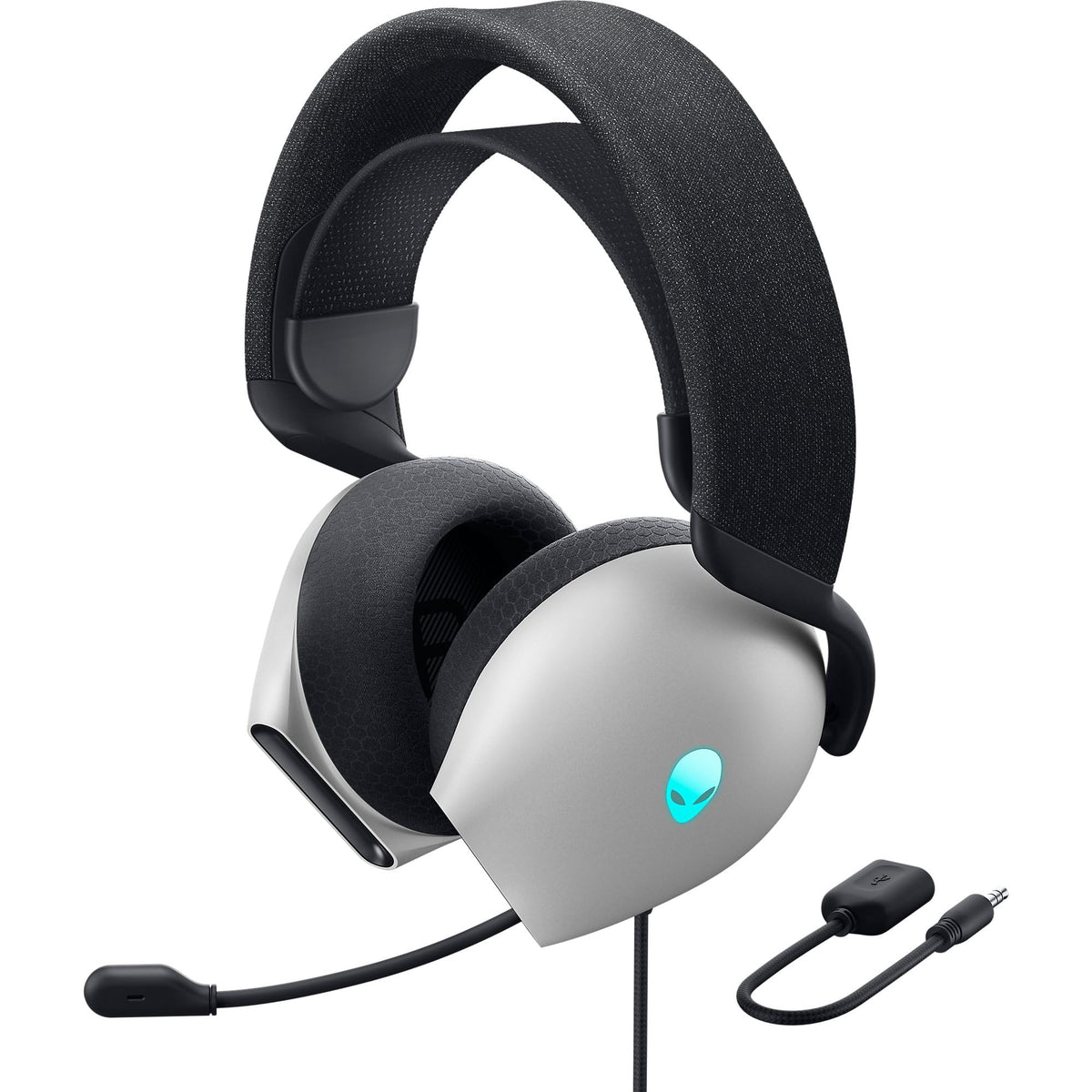 Alienware AW520H immersive sound with Hi-Res drivers for precise gaming audio.