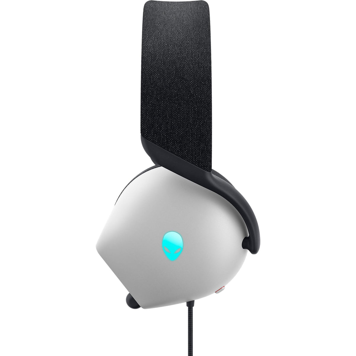 Alienware AW520H retractable microphone with AI noise cancellation clears voice.