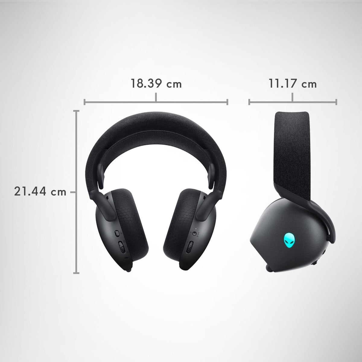 Alienware AW725H battery life up to 55 hours on Bluetooth.