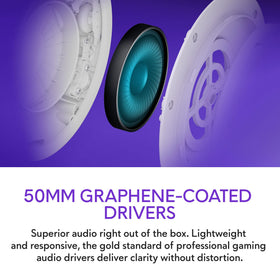 Alienware Pro Headset AI microphone focuses on voice clarity.