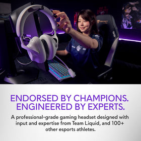 Alienware Pro Headset active noise cancellation blocks distractions.
