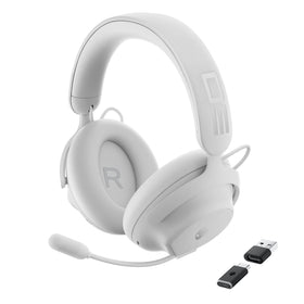 Alienware Pro Headset close-up of graphene drivers for precise audio.