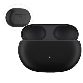 Alimingyan Beats Studio Buds+ charging case front view showing compact size.
