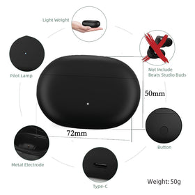 LED indicator on Alimingyan Beats Studio Buds+ case displays charging status clearly.