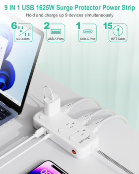 Alitayee USB-C port close-up showing efficient charging for devices.