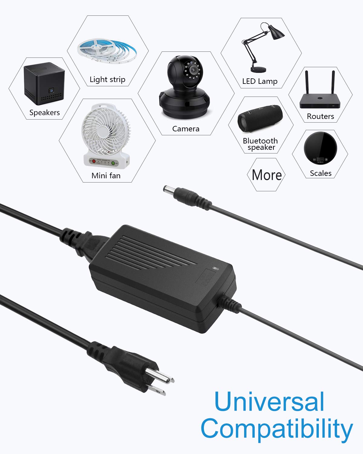 ALITOVE connected to CCTV camera showing reliable power for surveillance