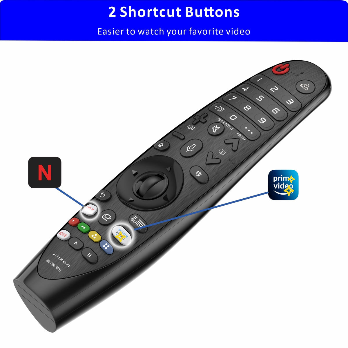 Alizen pairing steps guide easy, fast TV setup