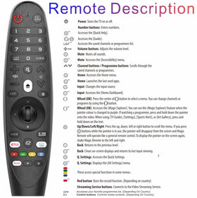 Alizen LG TV remote battery compartment open for easy replacement