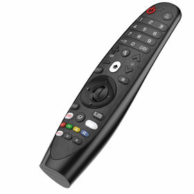 Alizen LG TV remote front view showing ergonomic design and universal compatibility