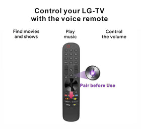 Alizen Magic Remote pairing steps illustrated with quick TV registration
