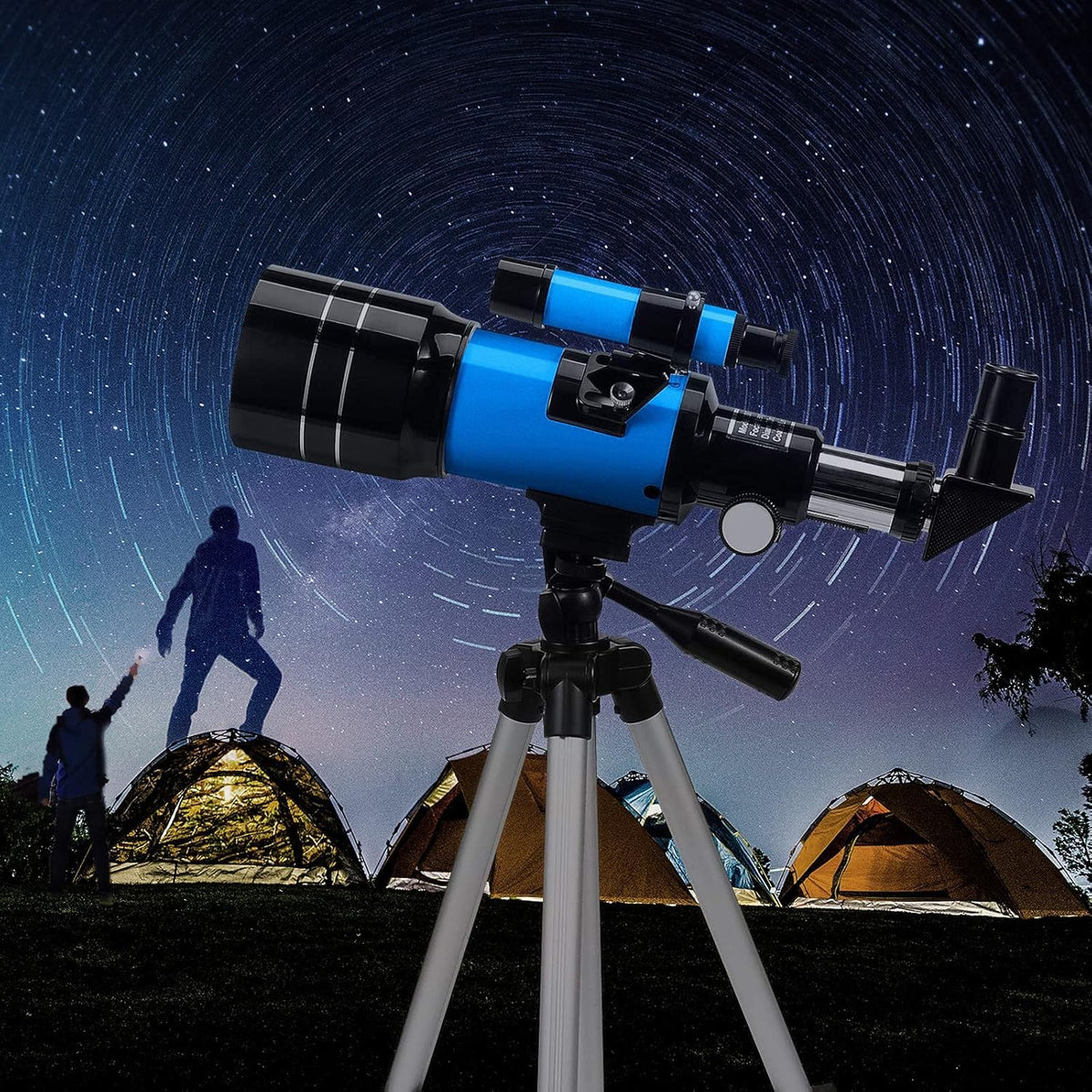 Alkinshue telescope Easy-Assembly guides beginners to set up without tools.