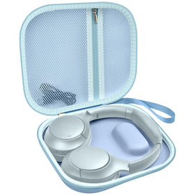 ALKOO headphone case blue with BERIBES fit for secure on-the-go storage.