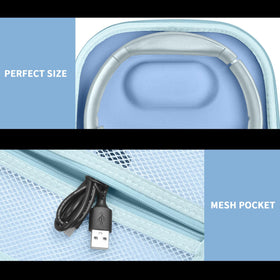 ALKOO blue case features a sturdy hand strap for easy carrying.