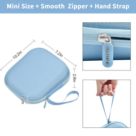 ALKOO blue shell resists scratches to protect headphones in bags.