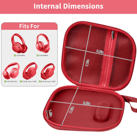 ALKOO molded oval interior cradles earcups for secure transport