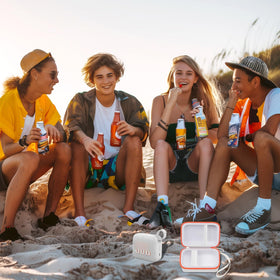 ALKOO JBL Go4 case compact design supports backpack carry and outdoor use.