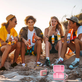 ALKOO JBL Go 4 pink case only; speaker not included.