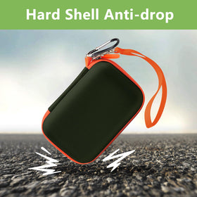 ALKOO JBL Go 4 case compact design fits backpacks and bags.