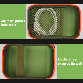 ALKOO JBL Go 4 case detachable hand strap adds easy carrying.