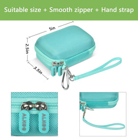 ALKOO JBL Go 4 case detachable hand strap for quick carrying.