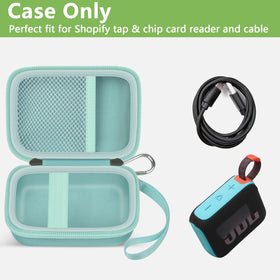 ALKOO JBL Go 4 case with smooth zipper for easy access to speaker.