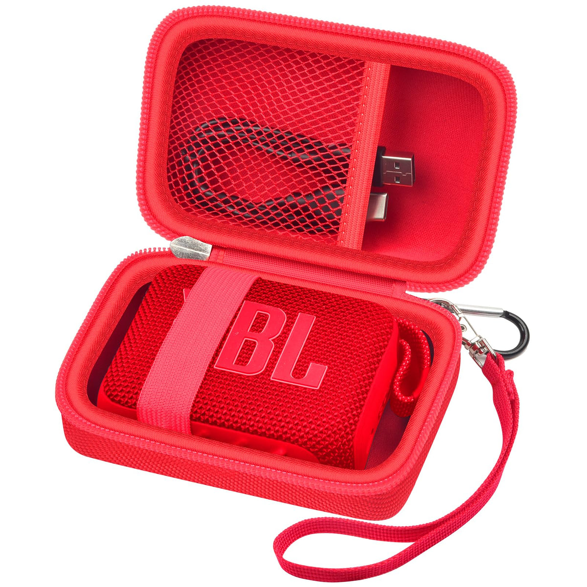 ALKOO JBL Go 4 case front view protects your speaker on the go