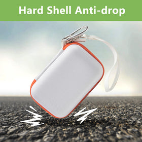 ALKOO JBL Go4 case detachable hand strap enhances portability.