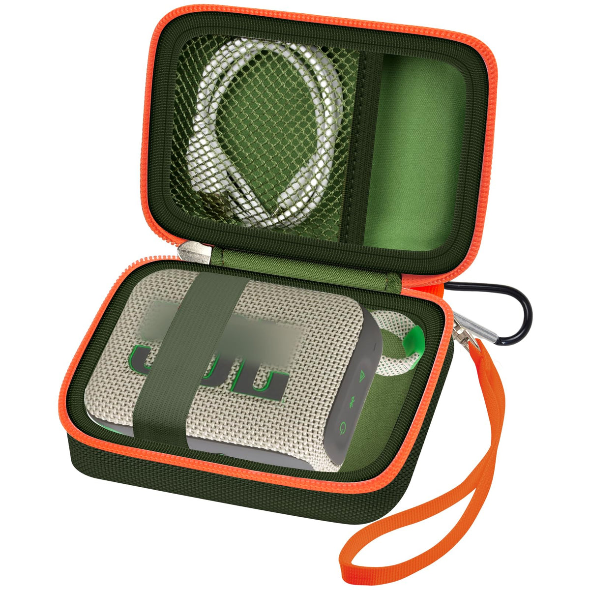 ALKOO JBL Go 4 case outer shell protection keeps your speaker safe on the go.